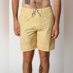 Rip Curl Sun Drenched Layday Yellow NWT size 34